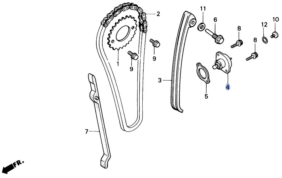 Honda OEM part 14520-KCT-691