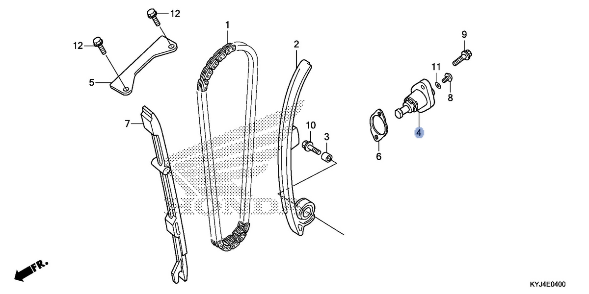 Honda OEM part 14520-KYJ-901