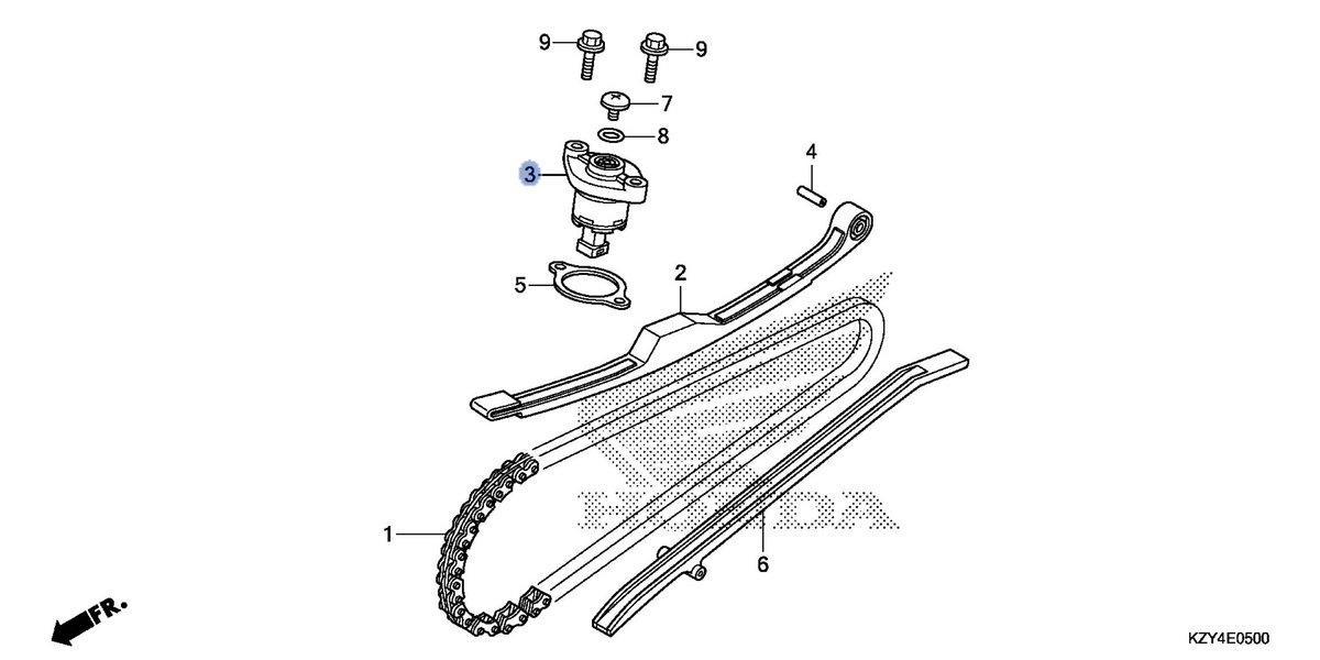 Honda OEM part 14520-KZR-602