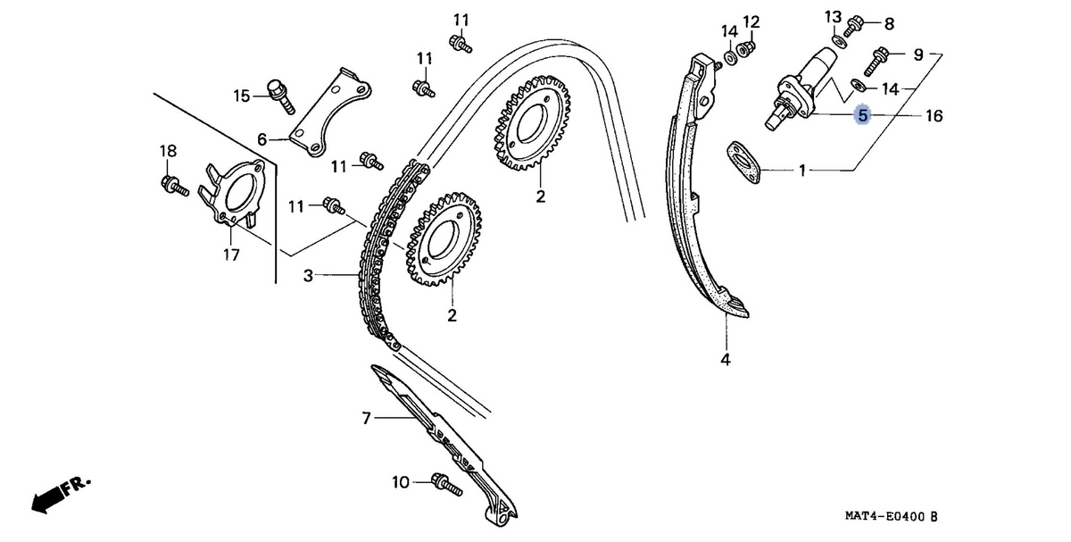 Honda OEM part 14520-MAT-003