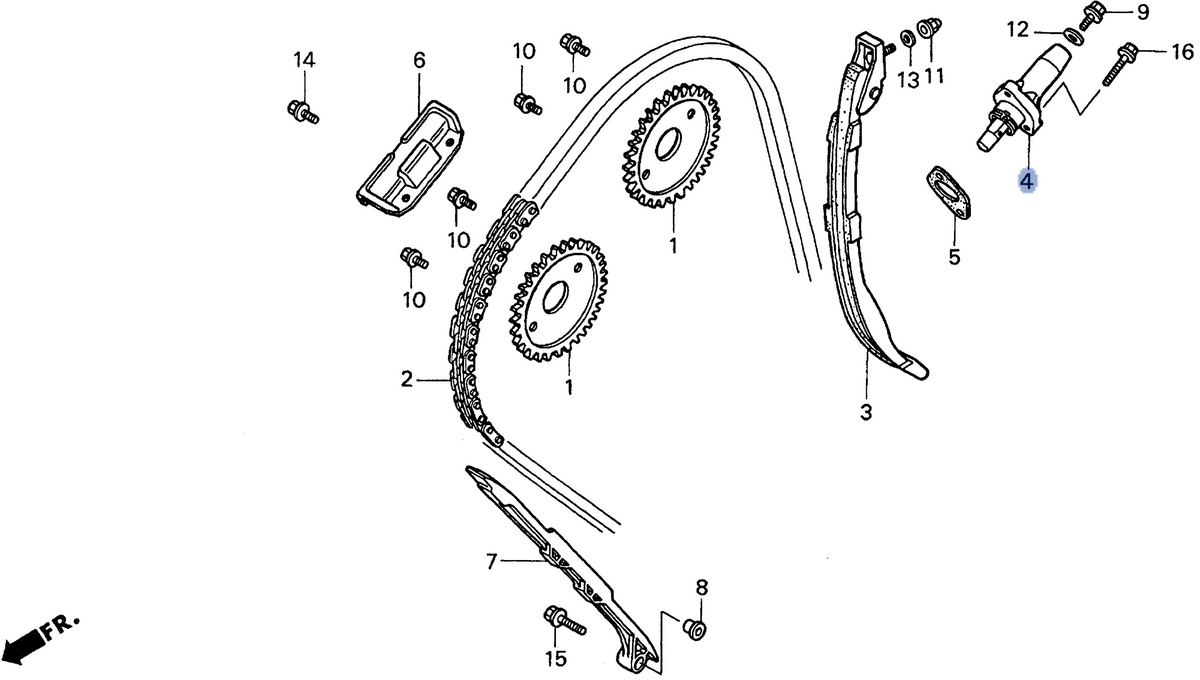 Honda OEM part 14520-MAT-E22