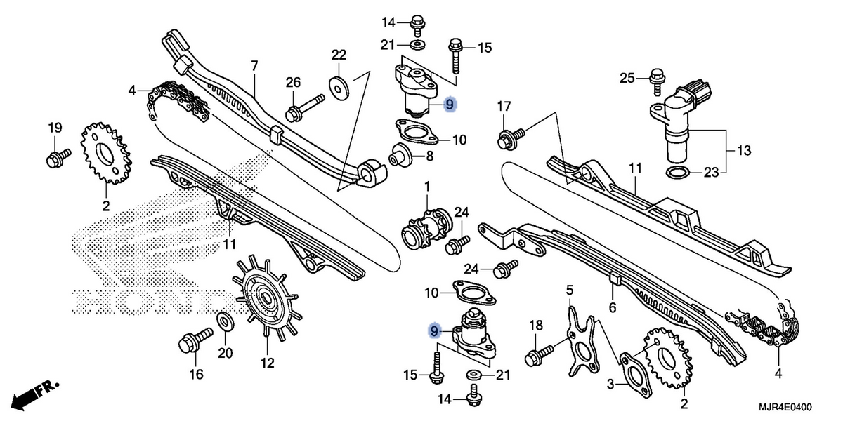 Honda OEM part 14520-MCA-013