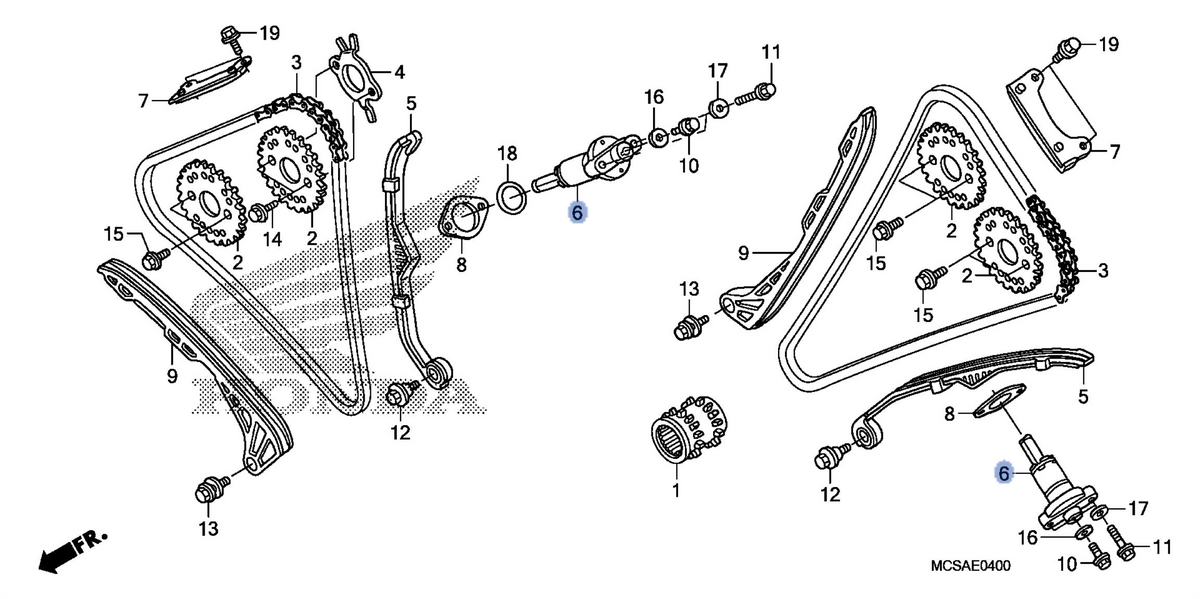 Honda OEM part 14520-MCS-003