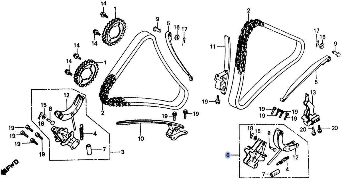 Honda OEM part 14520-MJ8-050