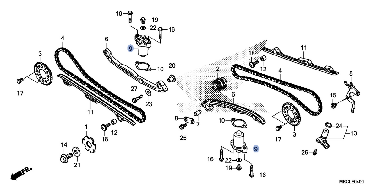 Honda OEM part 14520-MKC-A01