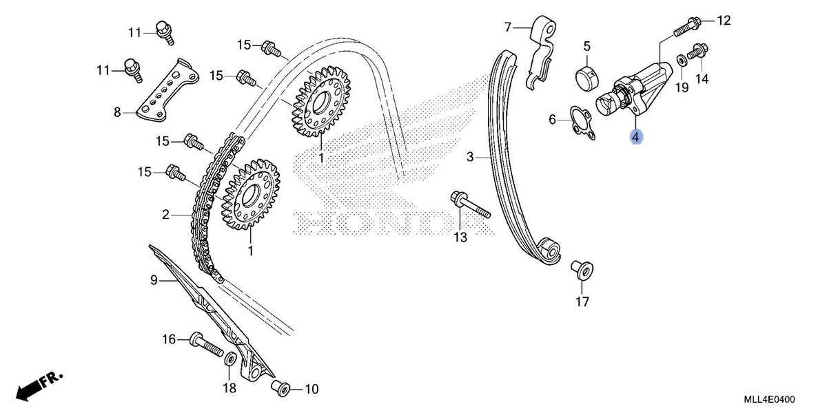 Honda OEM part 14520-MLL-D01