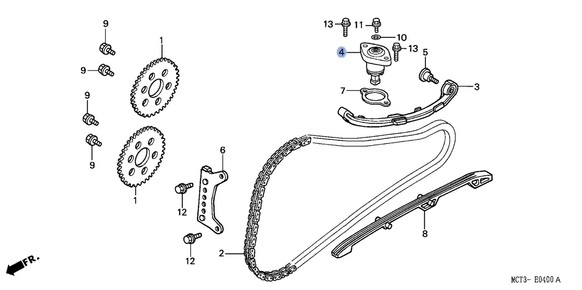 Honda OEM part 14520-MY5-851