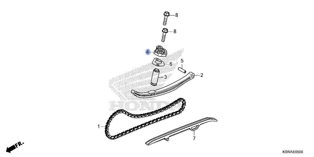 Honda OEM part 14521-K0R-V00