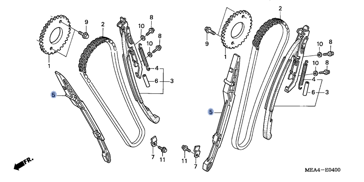 Honda OEM part 14522-MEA-670
