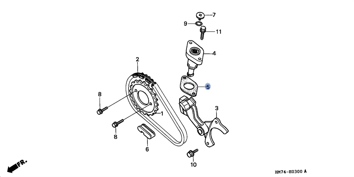 Honda OEM part 14523-HM7-000