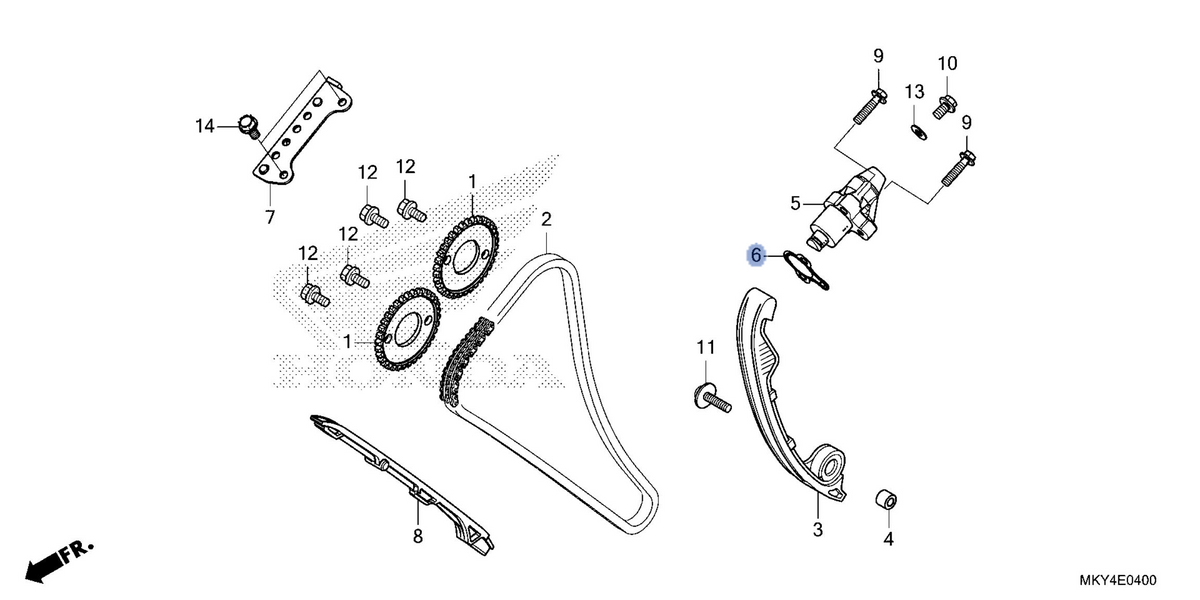 Honda OEM part 14523-MJE-D00