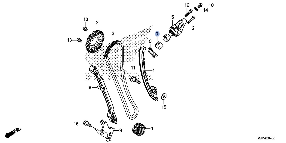 Honda OEM part 14524-MBB-000