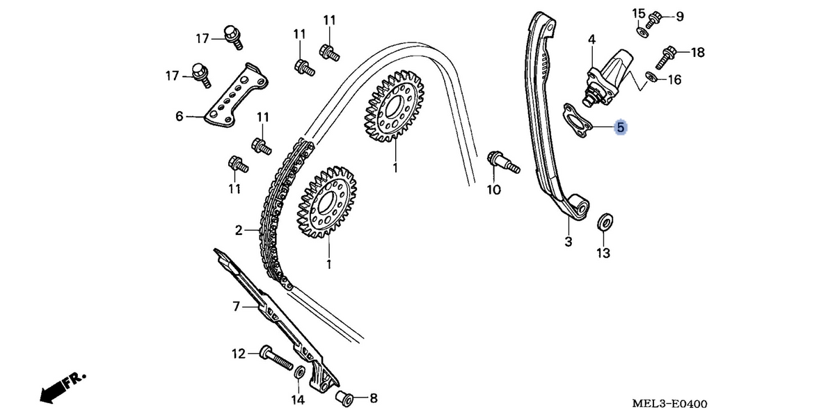 Honda OEM part 14525-MFA-D01