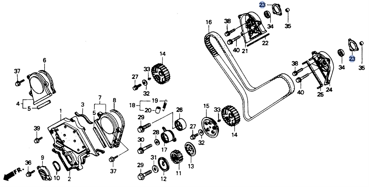Honda OEM part 14525-MY3-000