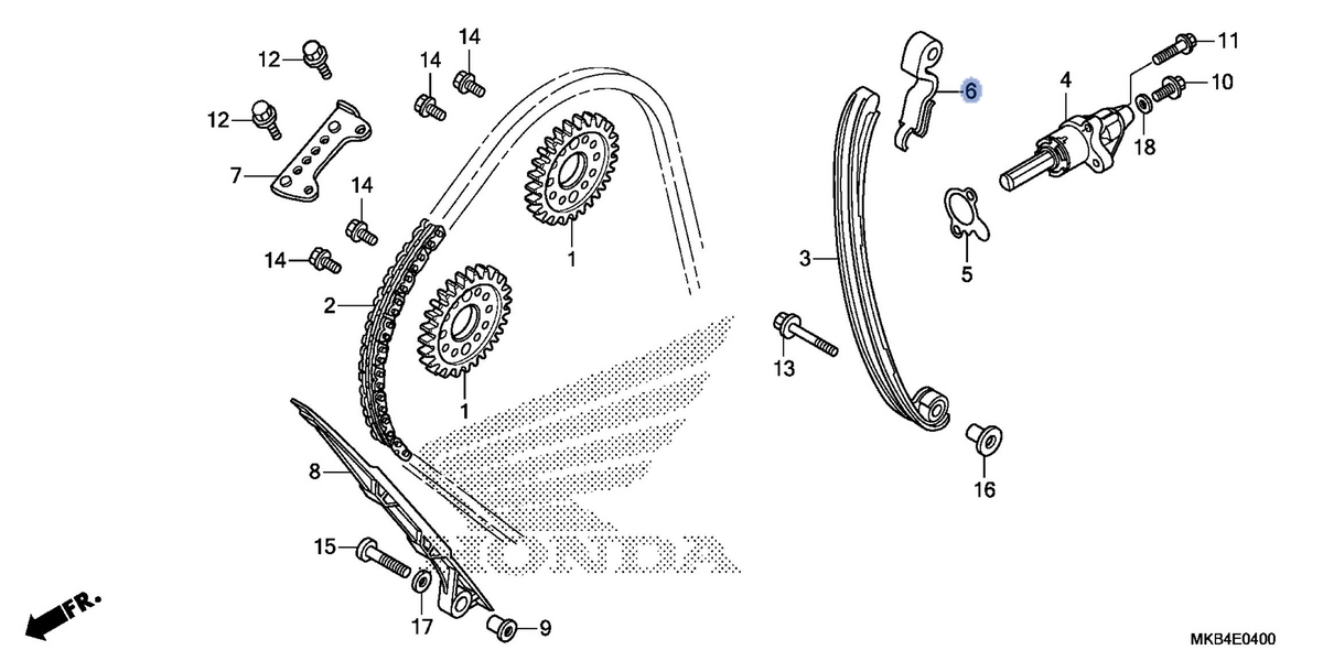 Honda OEM part 14530-MFL-000