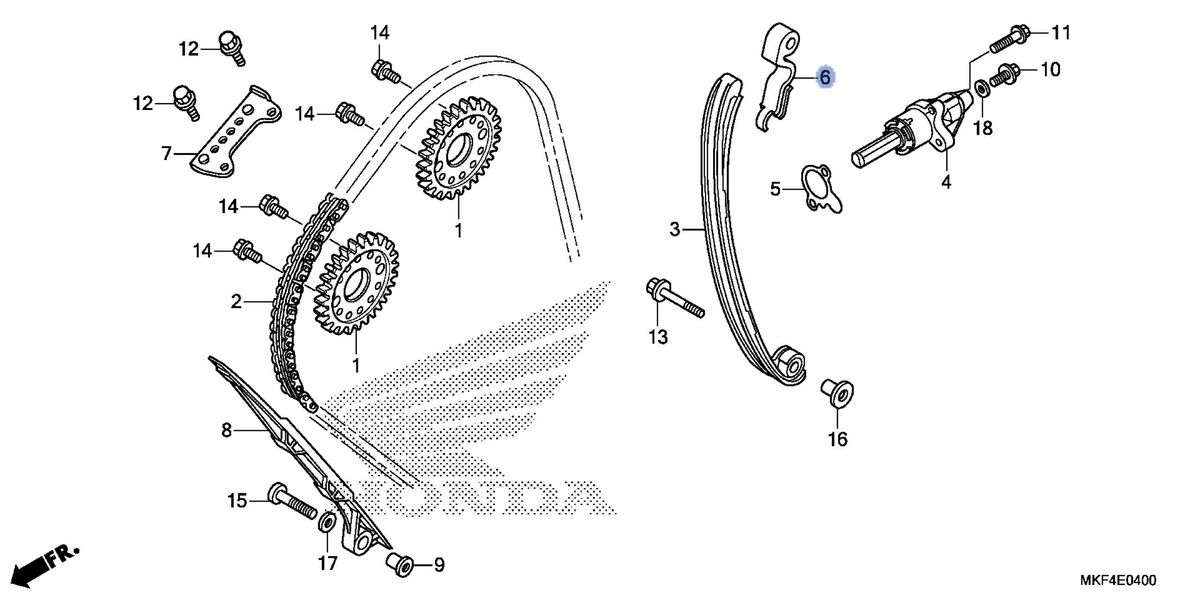 Honda OEM part 14530-MKF-D70
