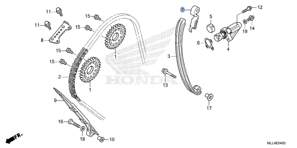 Honda OEM part 14530-MLL-D00