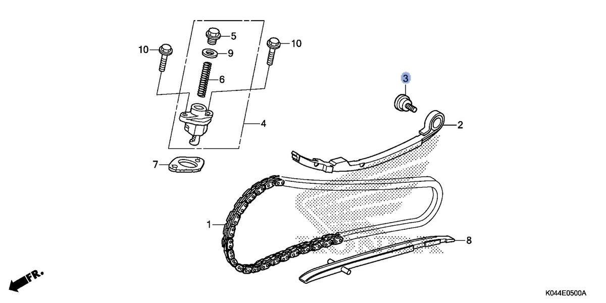 Honda OEM part 14531-KTW-900