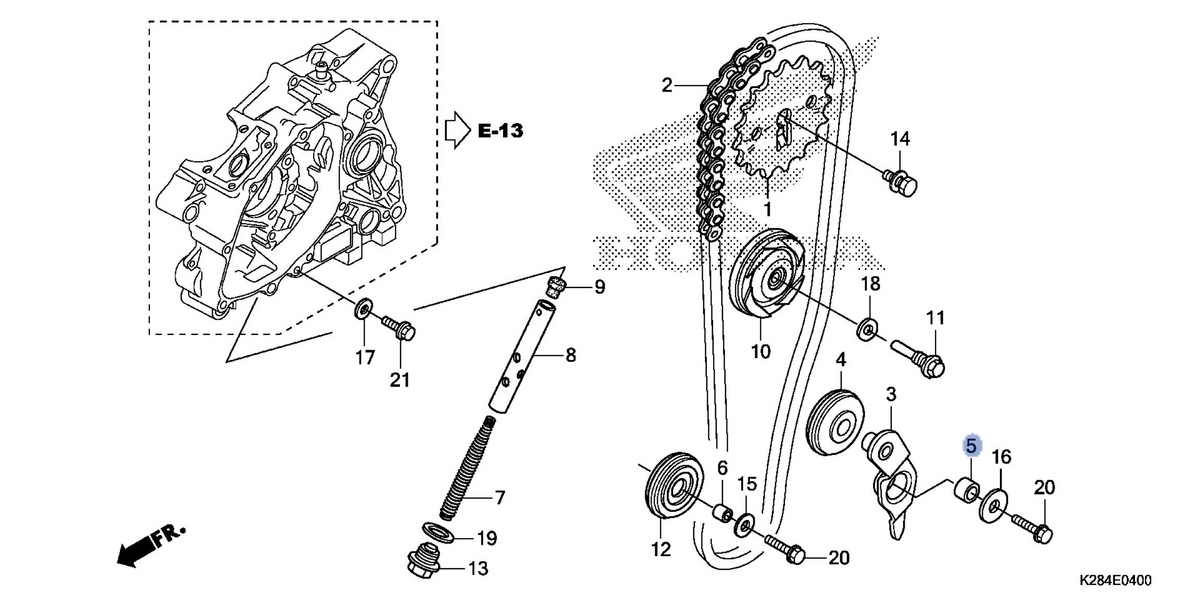Honda OEM part 14531-KYY-900