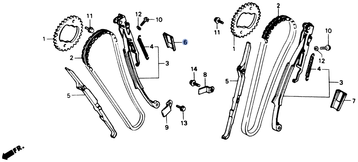 Honda OEM part 14531-MN8-000
