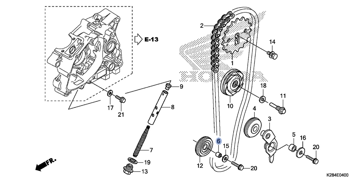 Honda OEM part 14532-KWS-900