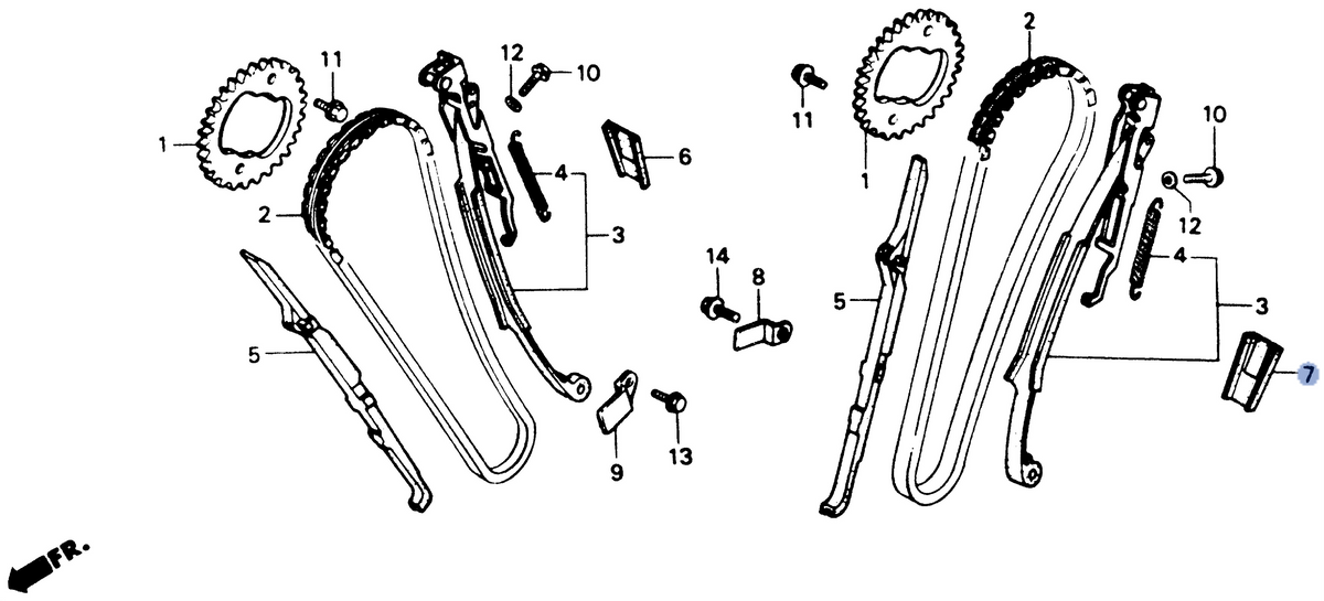 Honda OEM part 14532-MN8-000