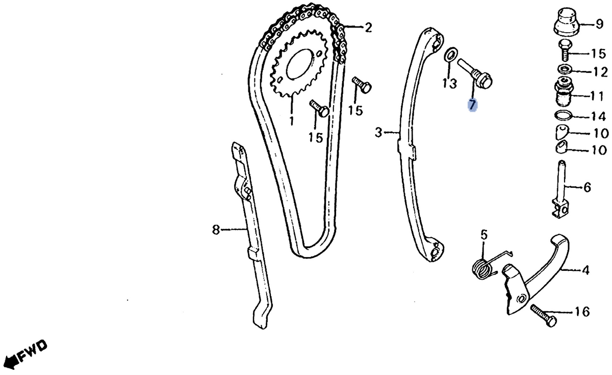 Honda OEM part 14535-437-000