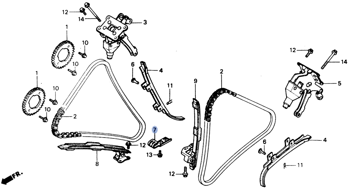 Honda OEM part 14537-KV0-720