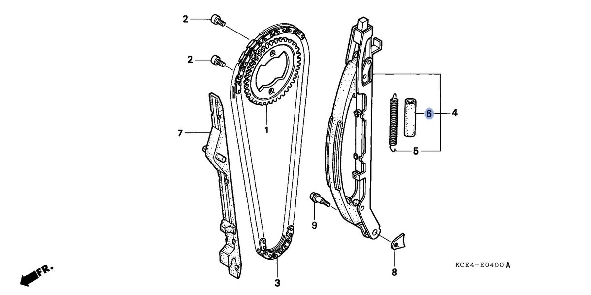 Honda OEM part 14539-KCZ-300