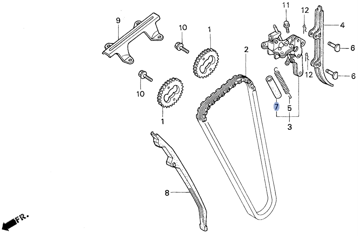 Honda OEM part 14539-ME5-010