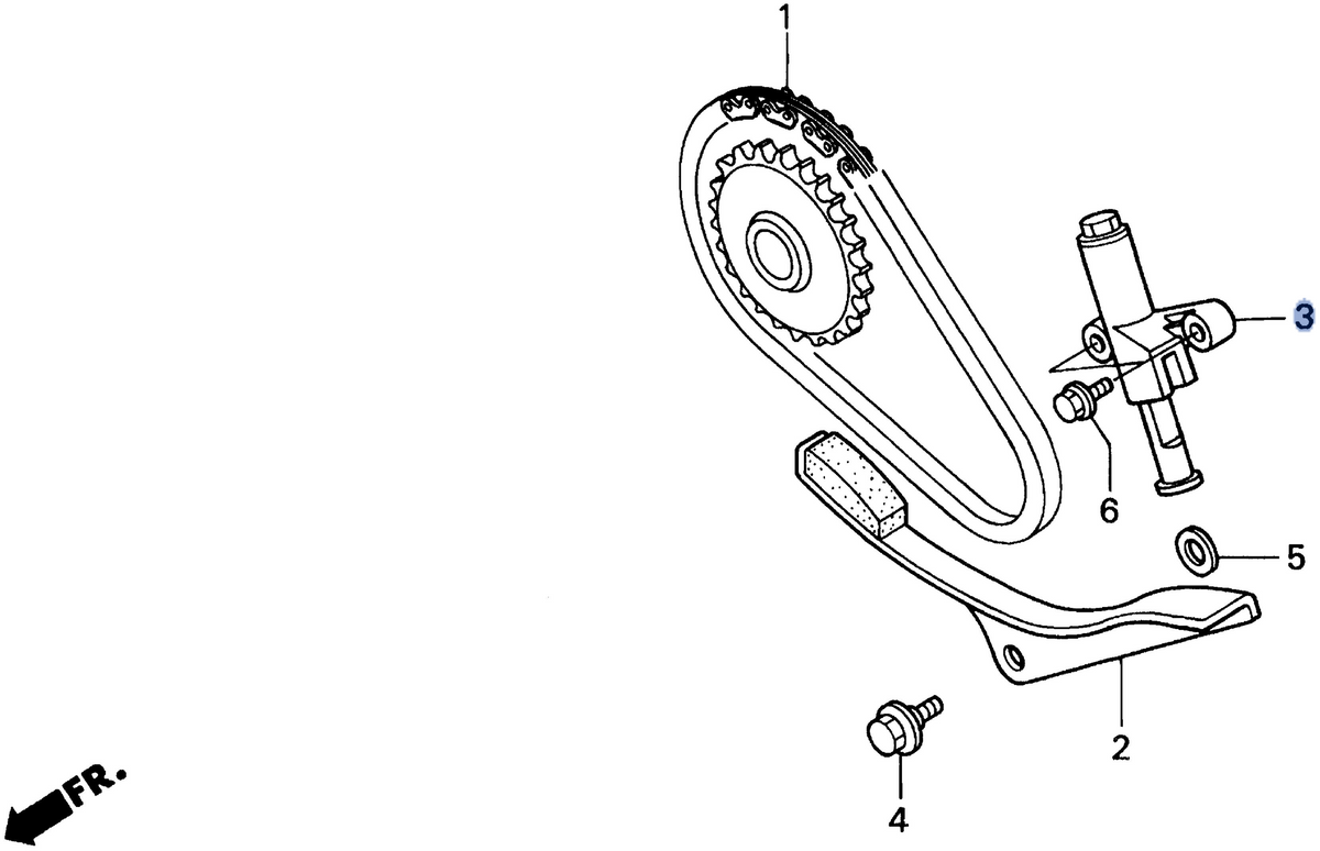 Honda OEM part 14540-HM8-003