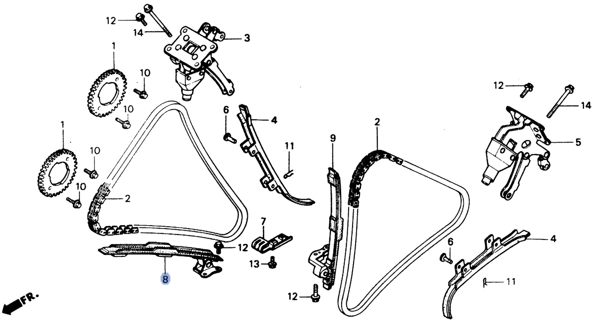 Honda OEM part 14540-KV0-670