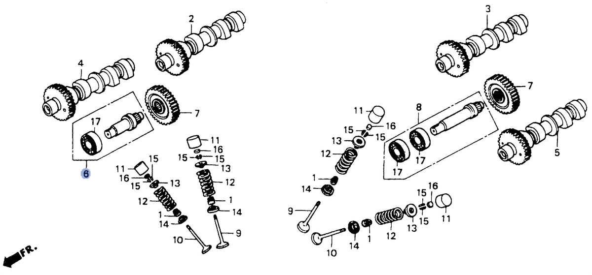 Honda OEM part 14540-MT3-000