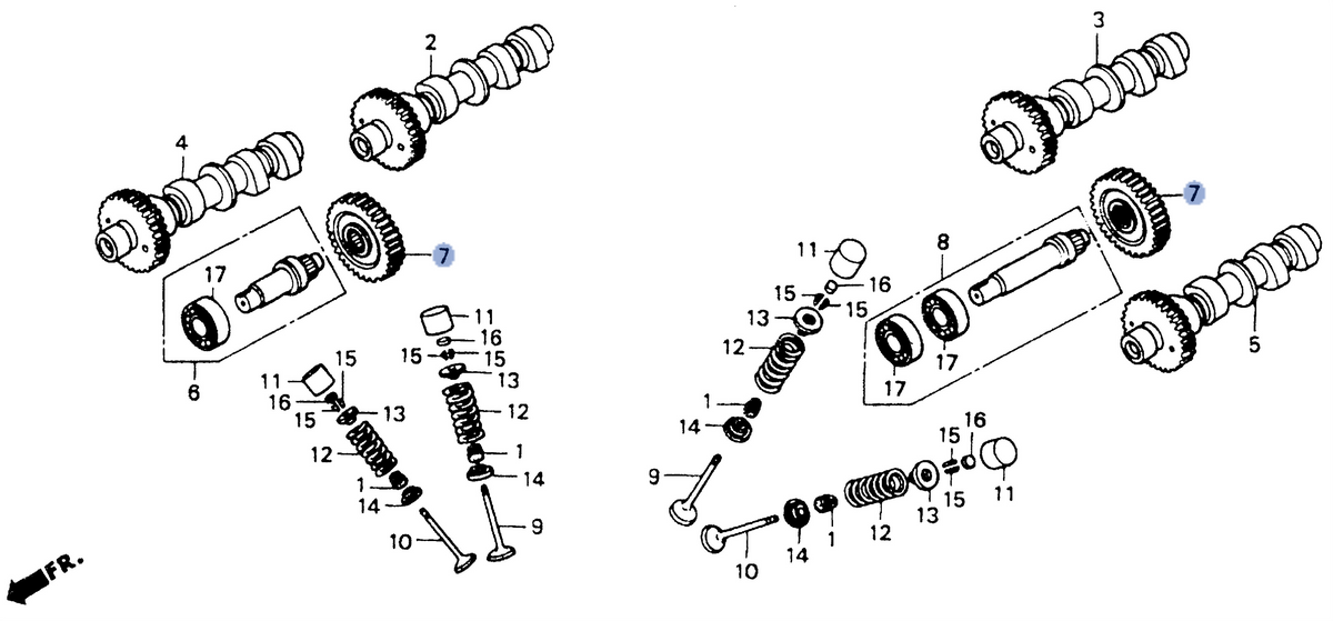 Honda OEM part 14542-MT3-000