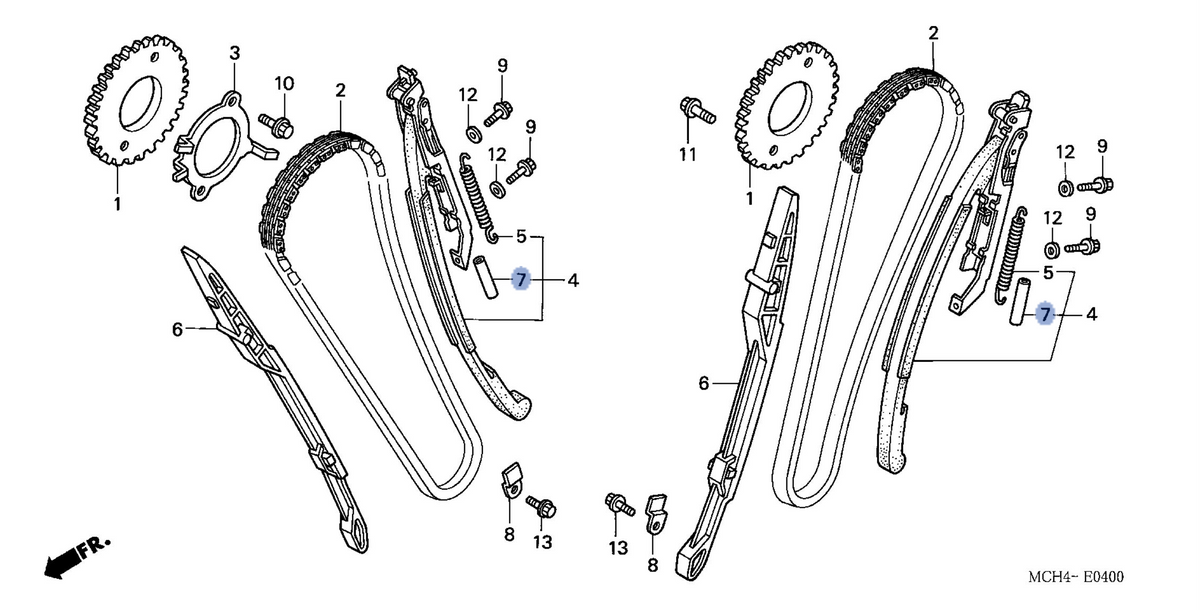 Honda OEM part 14545-MG7-010