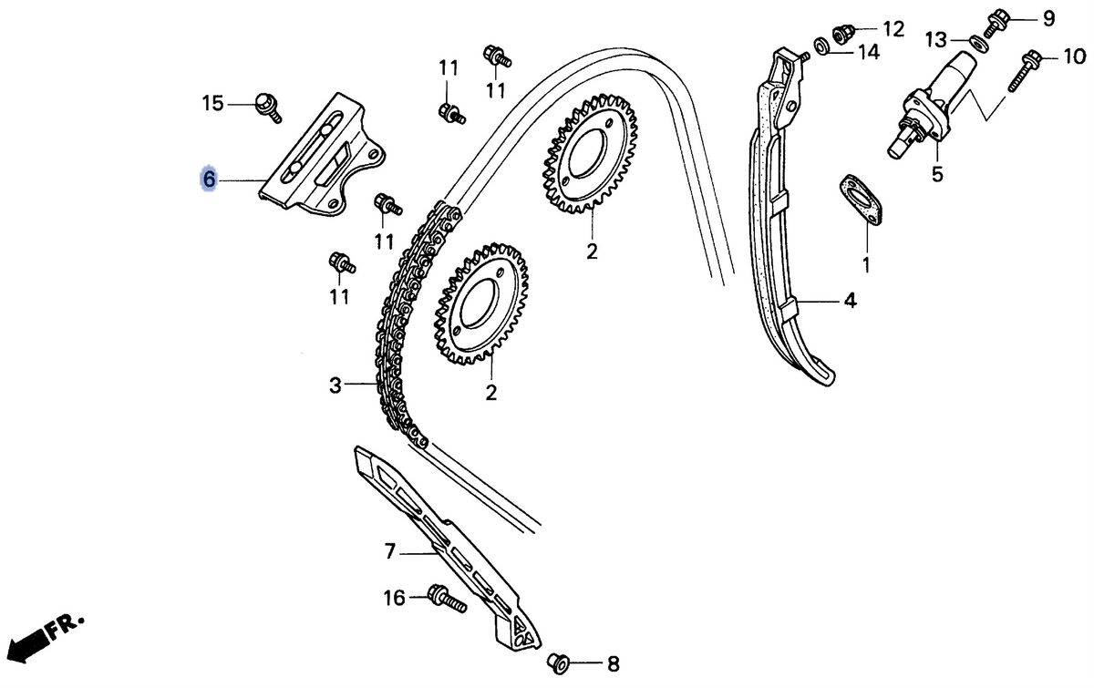 Honda OEM part 14546-MAL-600