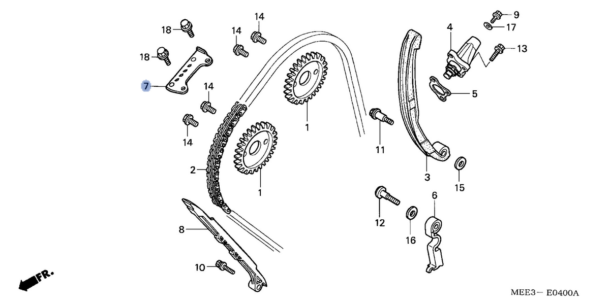 Honda OEM part 14546-MCJ-000