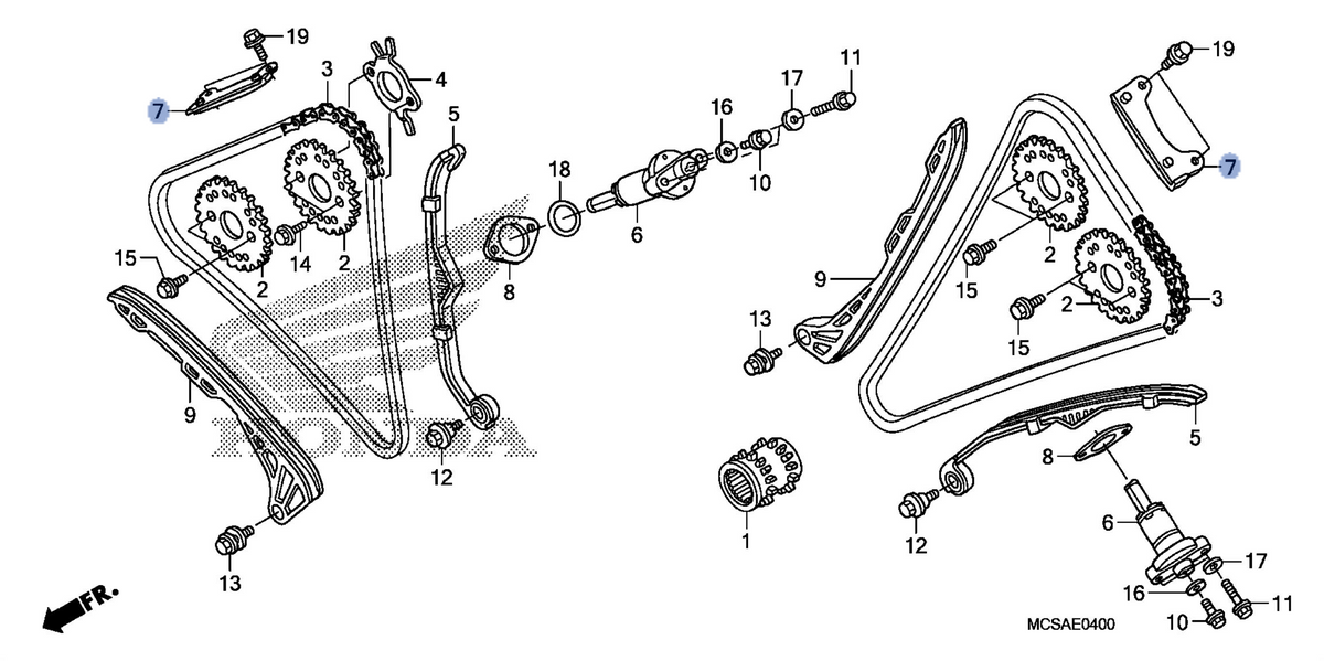 Honda OEM part 14546-MCS-D80