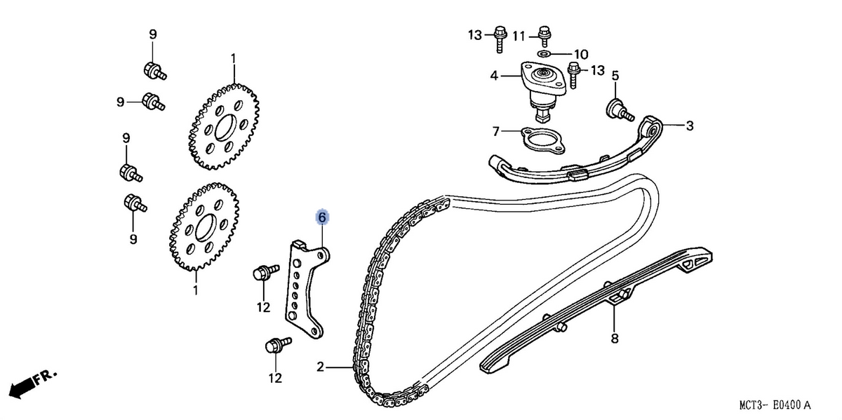 Honda OEM part 14546-MCT-000