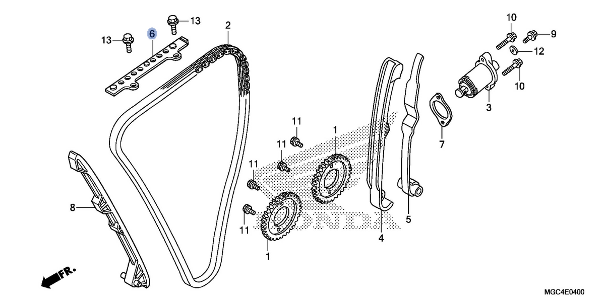Honda OEM part 14546-MGC-000