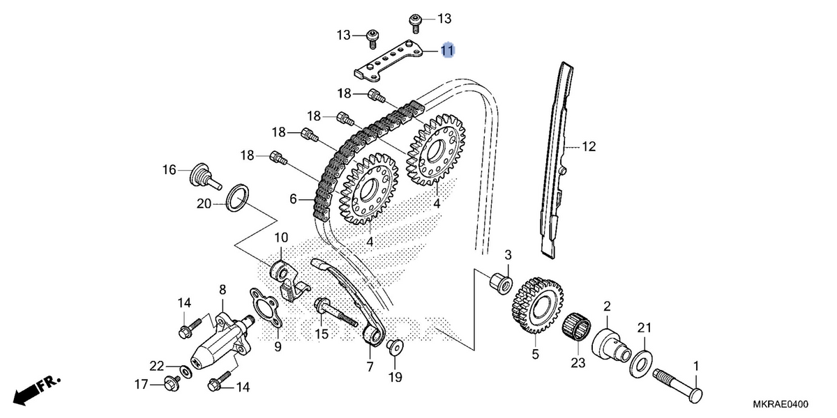 Honda OEM part 14546-MKR-D10