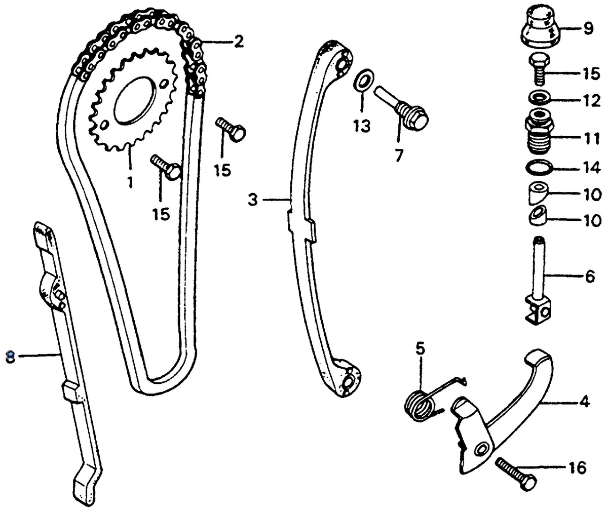 Honda OEM part 14550-383-000