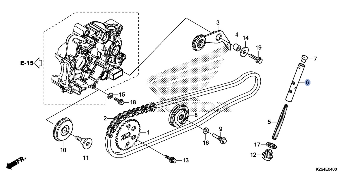 Honda OEM part 14550-KRS-691