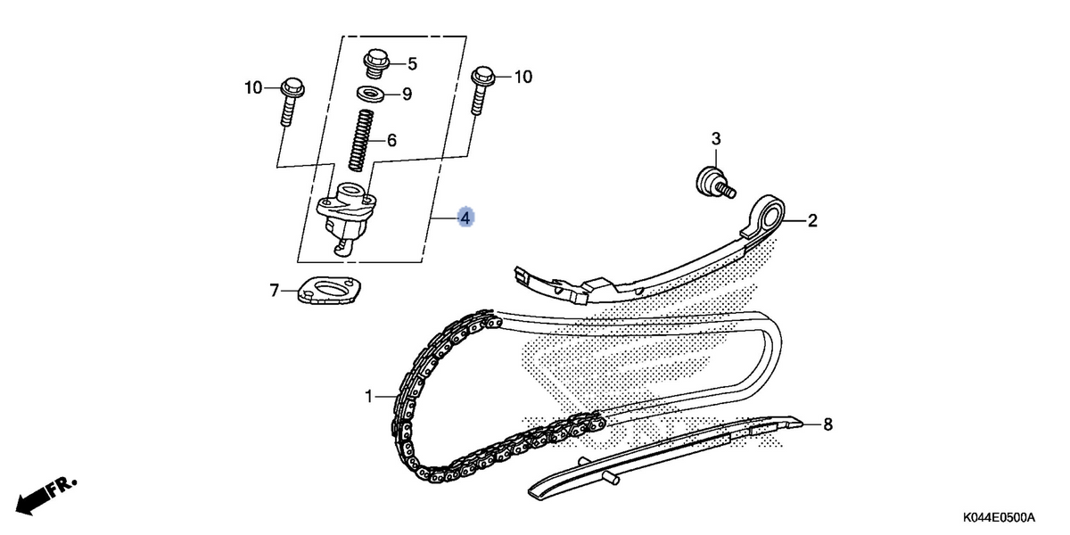 Honda OEM part 14550-KVZ-631