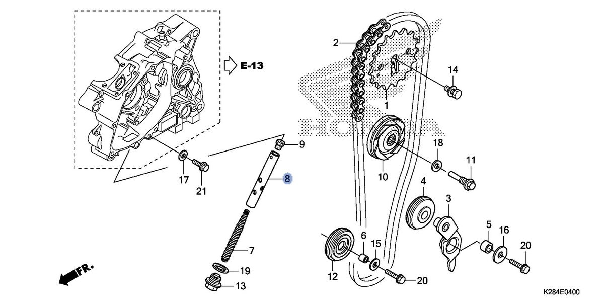Honda OEM part 14550-KYY-900
