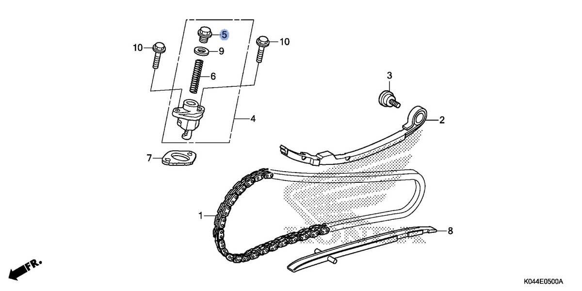 Honda OEM part 14552-KVZ-631