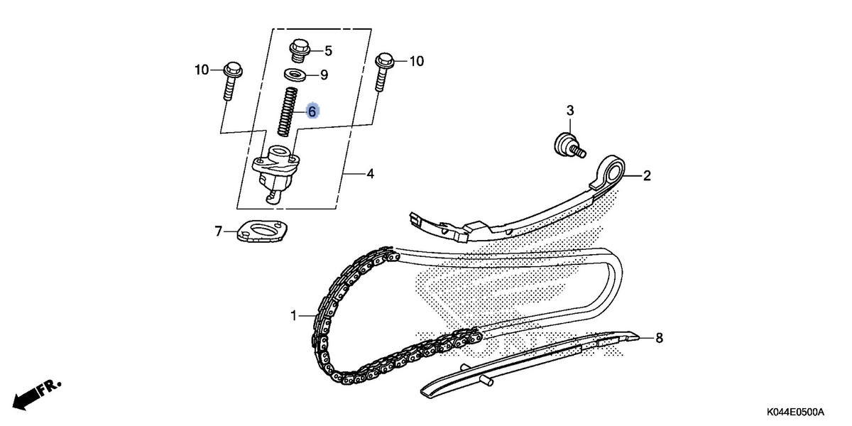 Honda OEM part 14553-KVZ-631