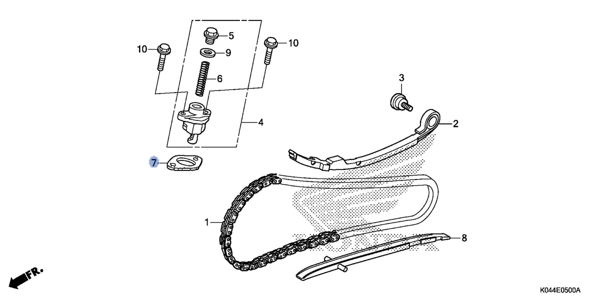 Honda OEM part 14555-K04-931