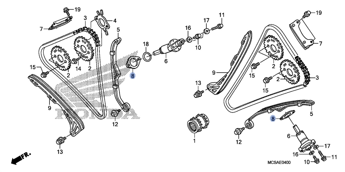 Honda OEM part 14560-MCS-003