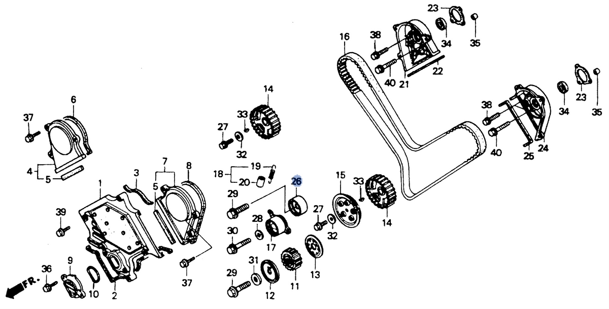 Honda OEM part 14560-MT3-003